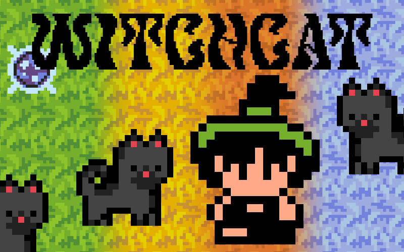 A witch and her black cats